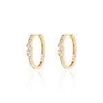 Load image into Gallery viewer, Infinity Shine Hoop Earrings