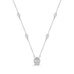 Load image into Gallery viewer, Heavenly Oval Glow Necklace