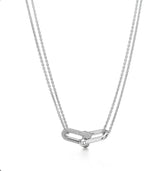 Load image into Gallery viewer, Luxe Link Pave Necklace