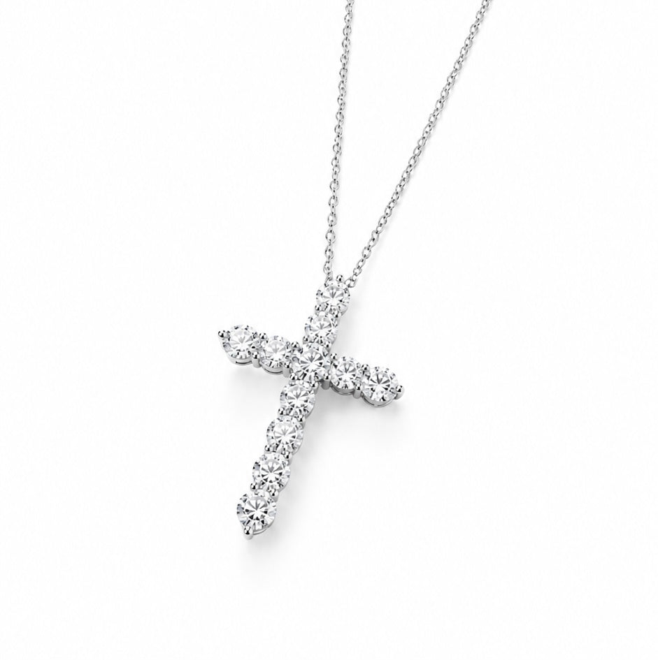 Heavenly Moissanite Cross