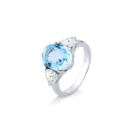Load image into Gallery viewer, Blue Topaz Ring