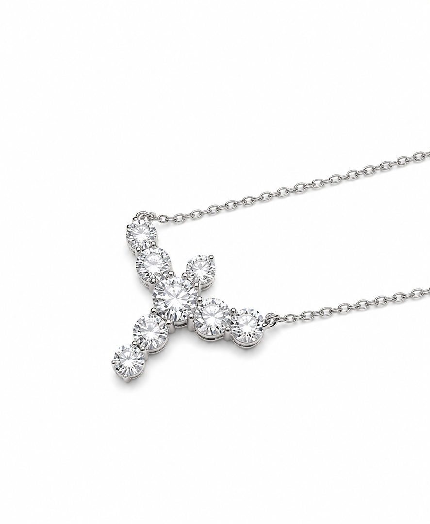 Holy Spirit Moissanite Necklace