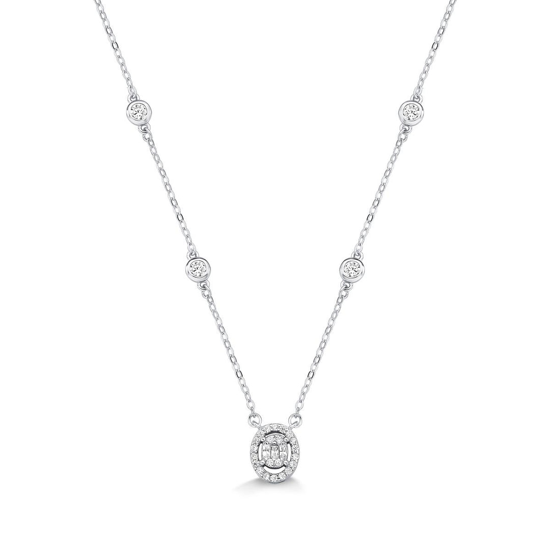 Heavenly Oval Glow Necklace