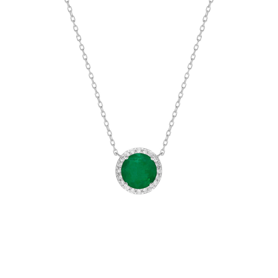 Verde Halo Necklace