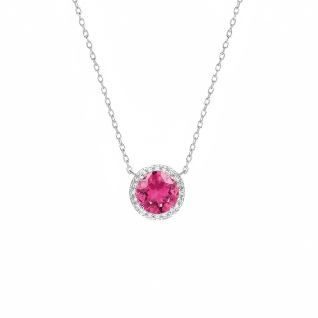 Luxury Pink Sapphire Necklace
